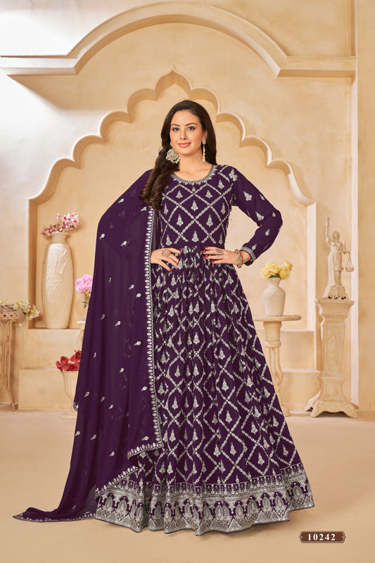 10242 Vol 24 Anjubaa Unstitched Suits