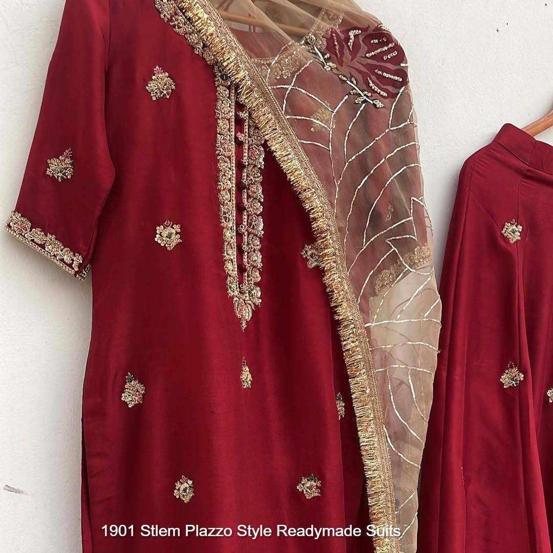 1901 Stlem Plazzo Style Readymade Suits