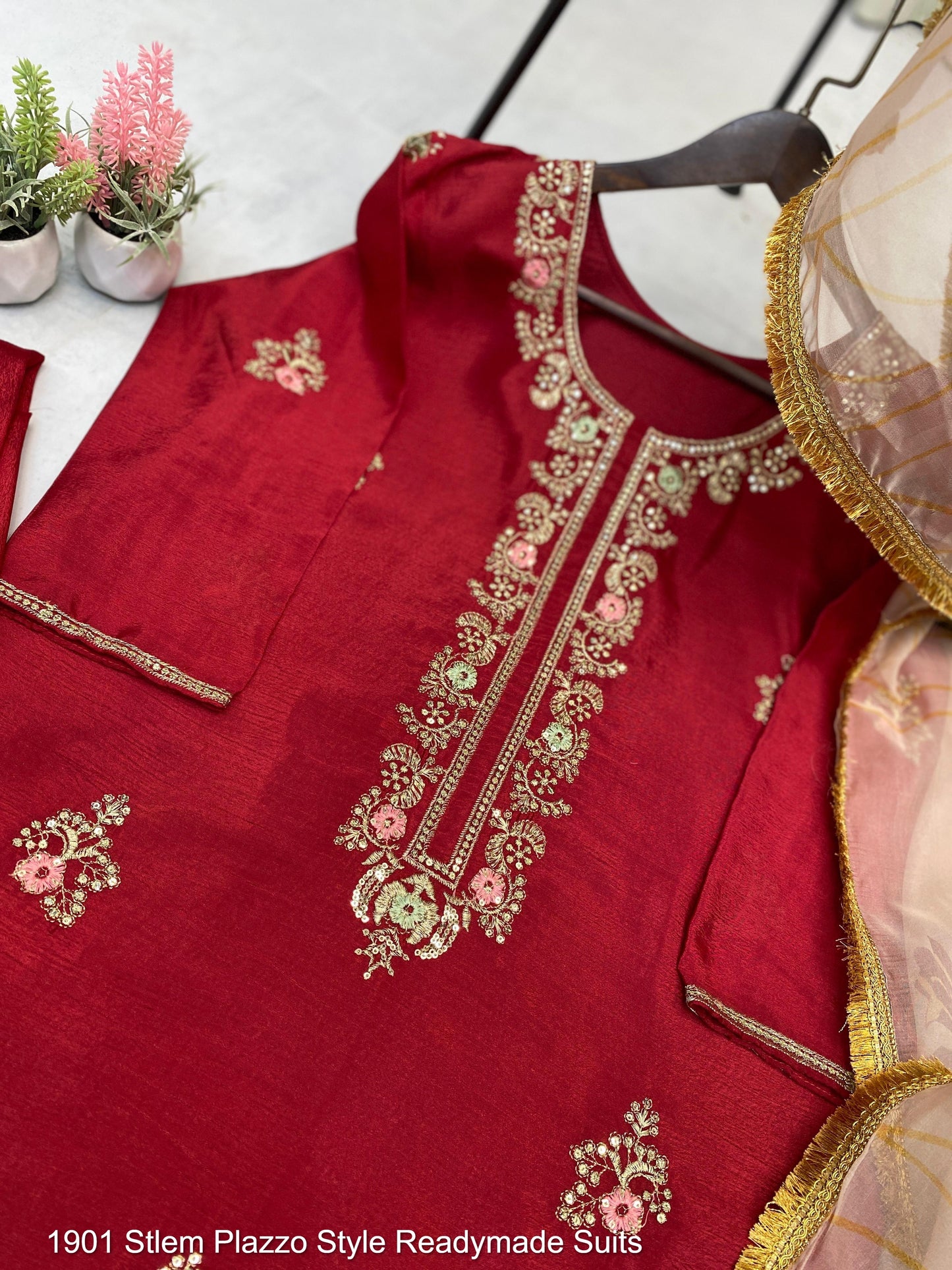 1901 Stlem Plazzo Style Readymade Suits