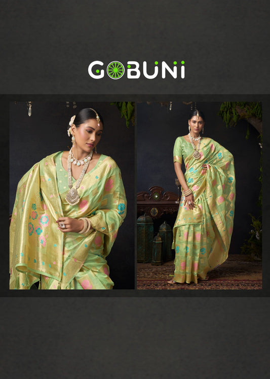 1903 Sundari Vol 1 Gobuni Organza Sarees