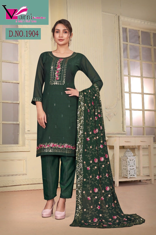 1904 Zeeya Gopi Varni Fabrics Star Readymade Suits