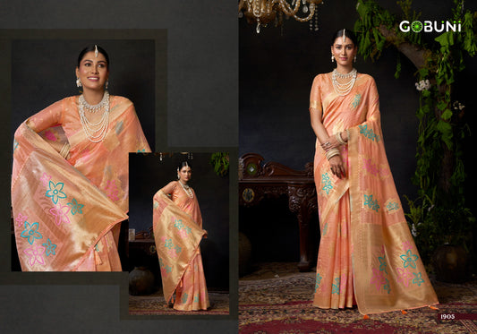 1905 Sundari Vol 2 Gobuni Organza Sarees