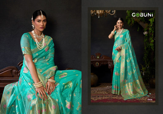 1906 Sundari Vol 2 Gobuni Organza Sarees