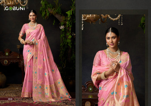 1908 Sundari Vol 2 Gobuni Organza Sarees