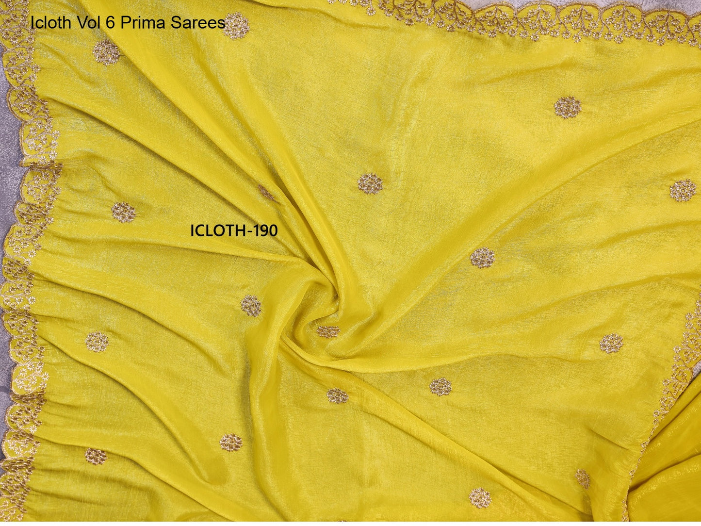 190 Icloth Vol 6 Prima Crunchy Crush Sarees
