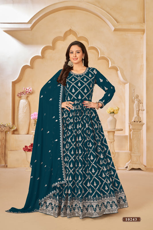10243 Vol 24 Anjubaa Unstitched Suits