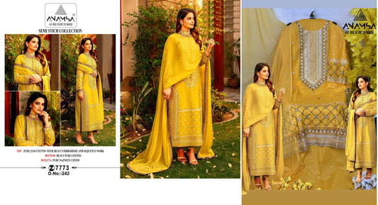 242 Anamsa Pakistani Salwar Suits