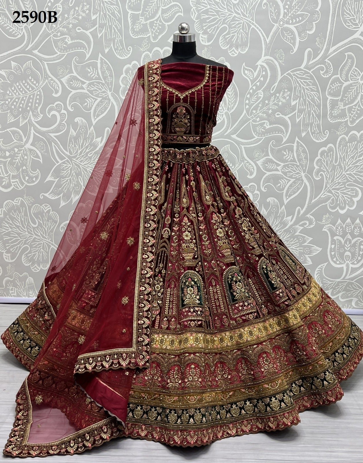 2590B Anjani Art Lehenga Choli