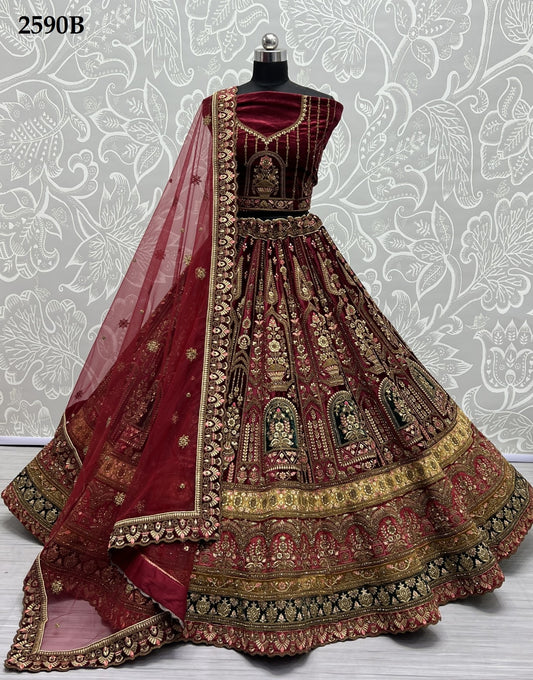 2590B Anjani Art Lehenga Choli