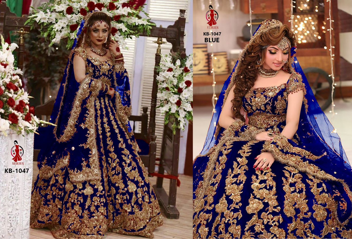 1047Blue Kb Series Lehenga Choli