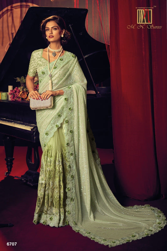 6707 Swarovski Vol 6 Mn Sarees