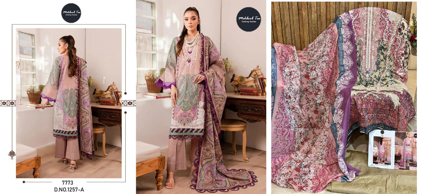 1257 Mehboob Tex Pakistani Salwar Suits