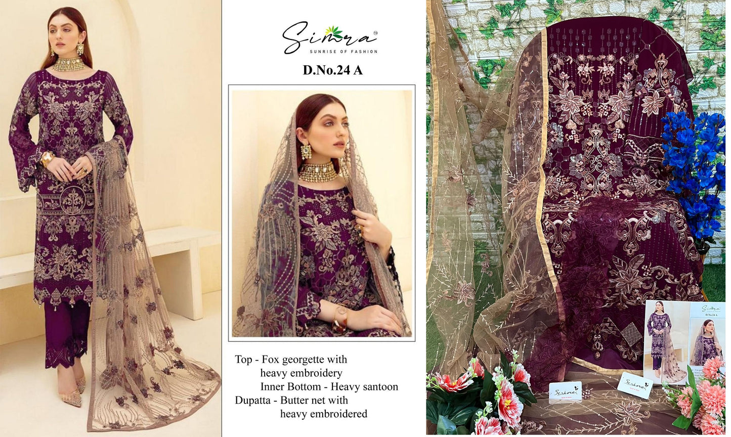 24A Simra Pakistani Salwar Suits