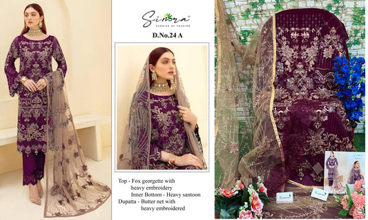 24A Simra Pakistani Salwar Suits