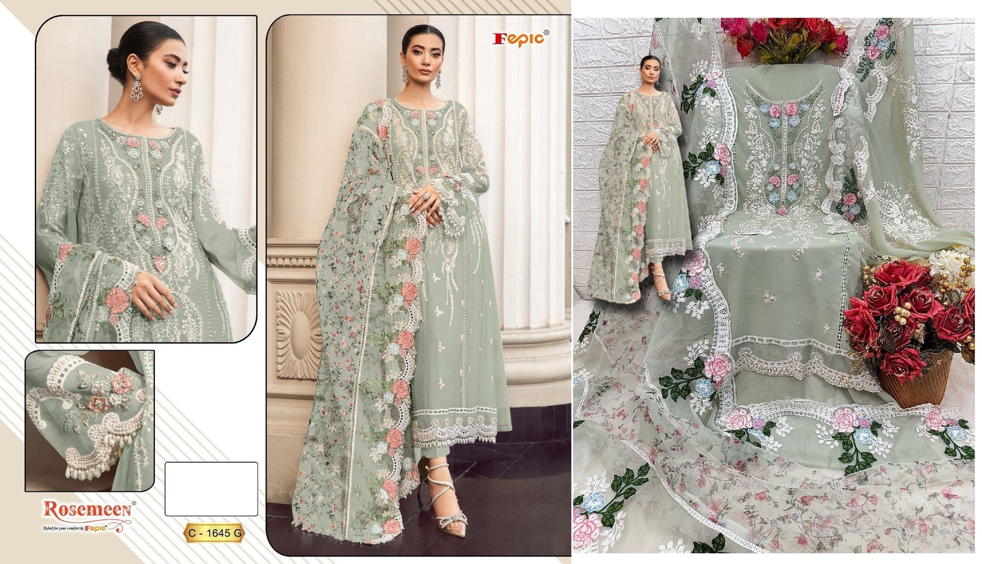 1645G Fepic Pakistani Salwar Suits