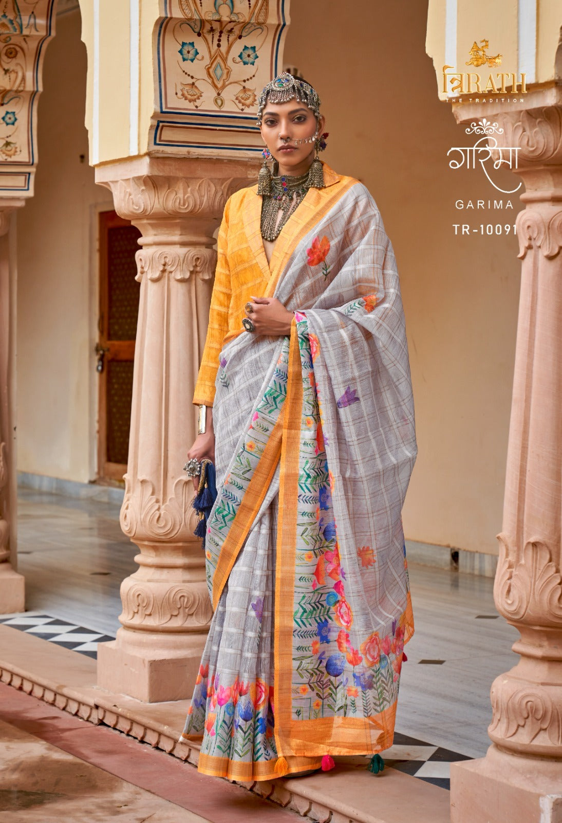 10091 Garima Trirath Sarees