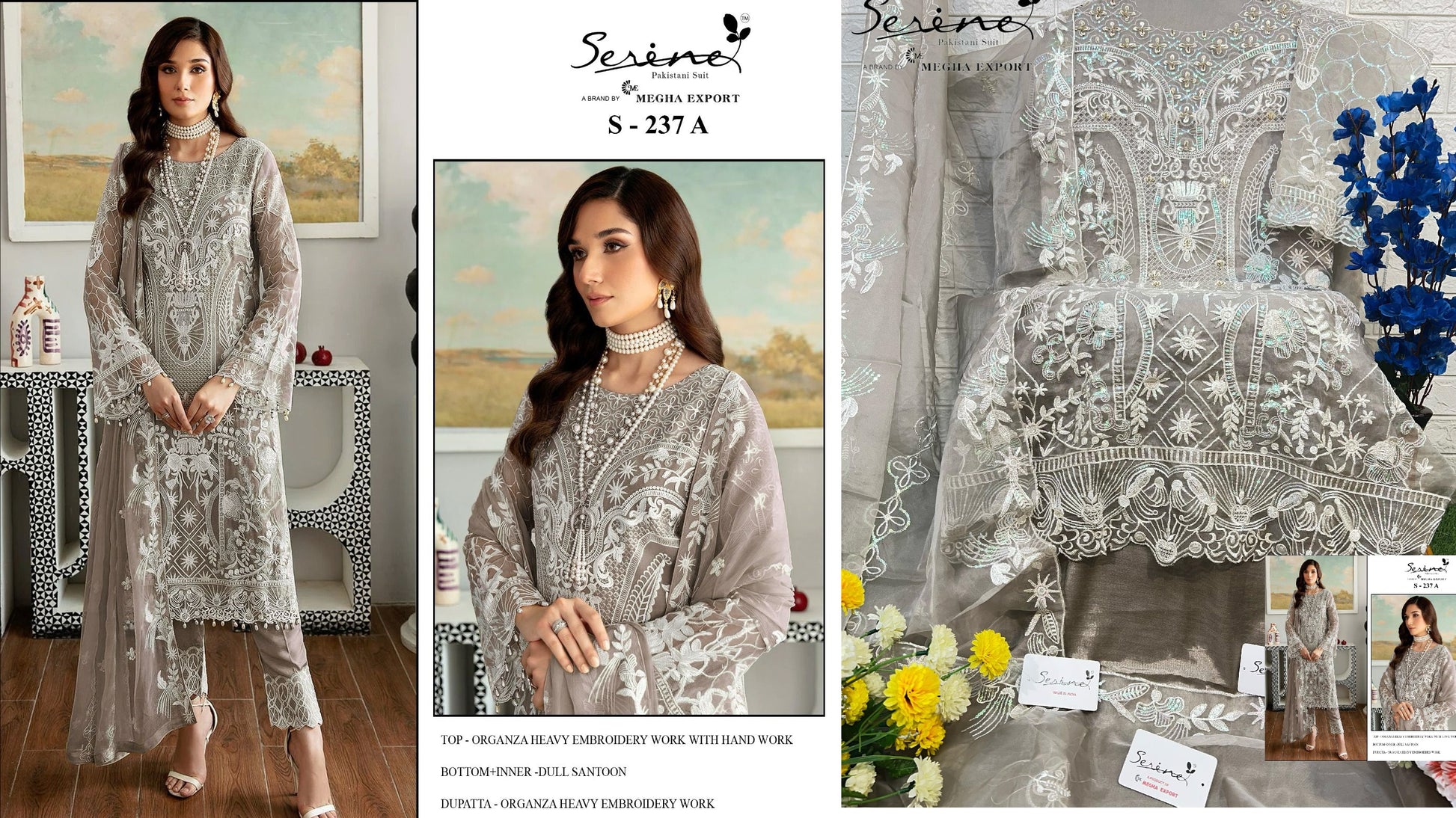 237A Serine Pakistani Salwar Suits