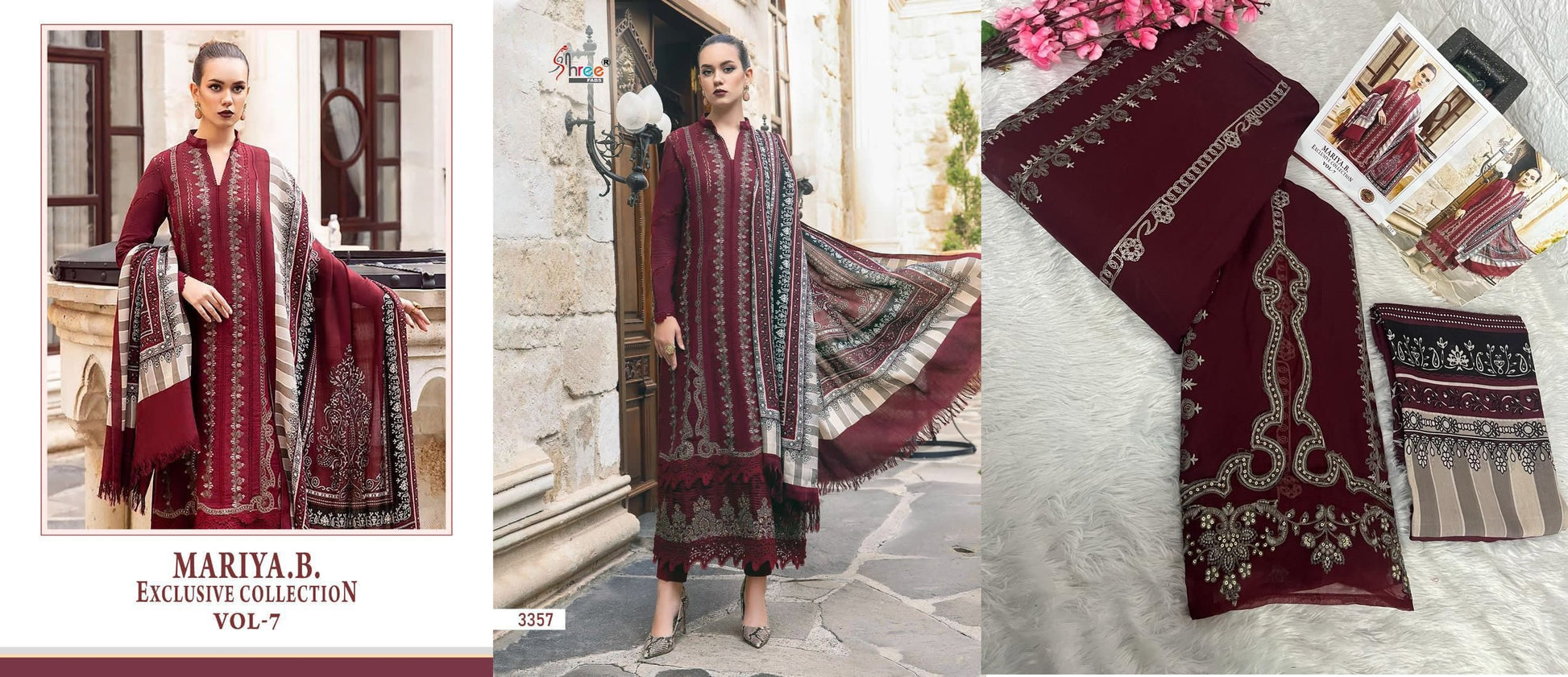 3357 Shree Fabs Pakistani Salwar Suits