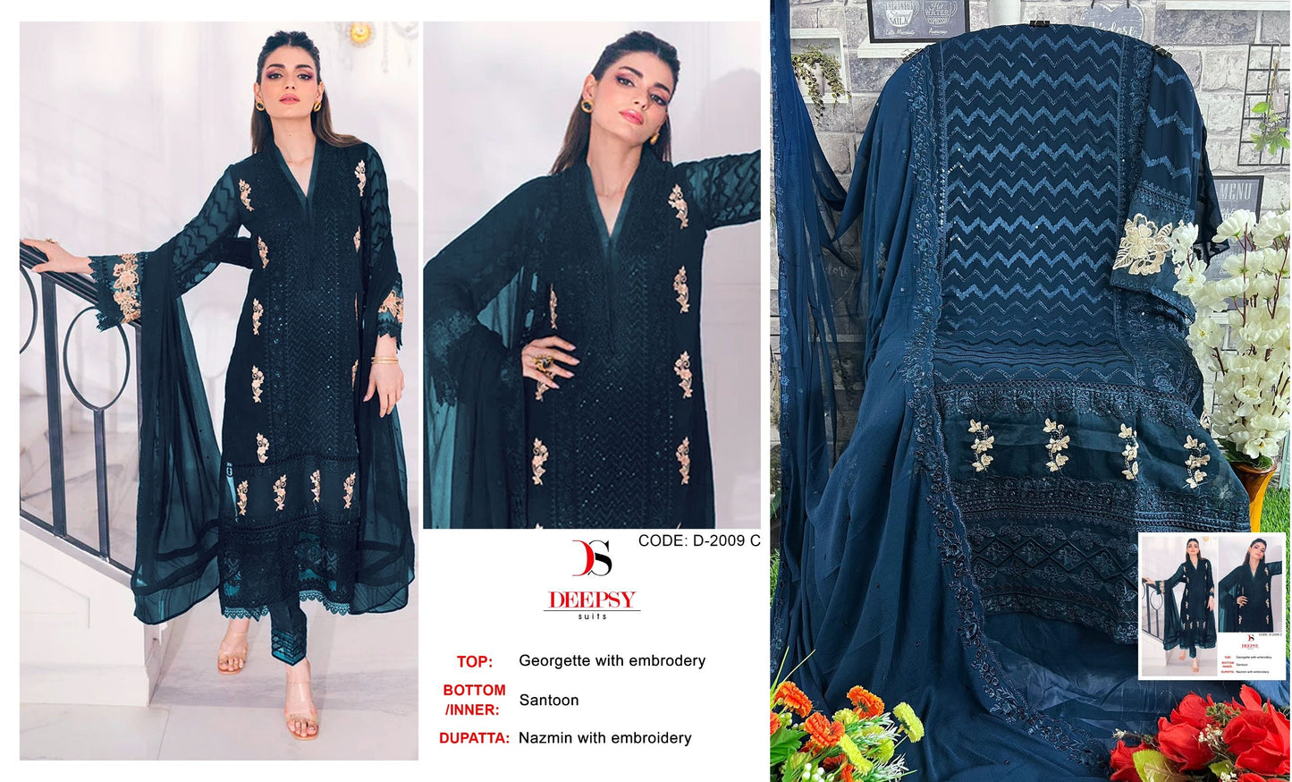 2009C Deepsy Pakistani Salwar Suits