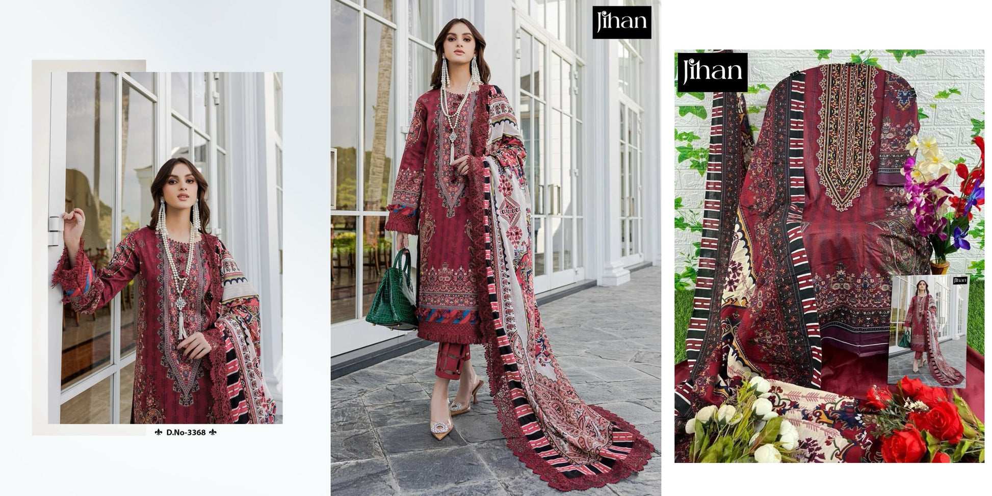 3368 Jihan Pakistani Salwar Suits