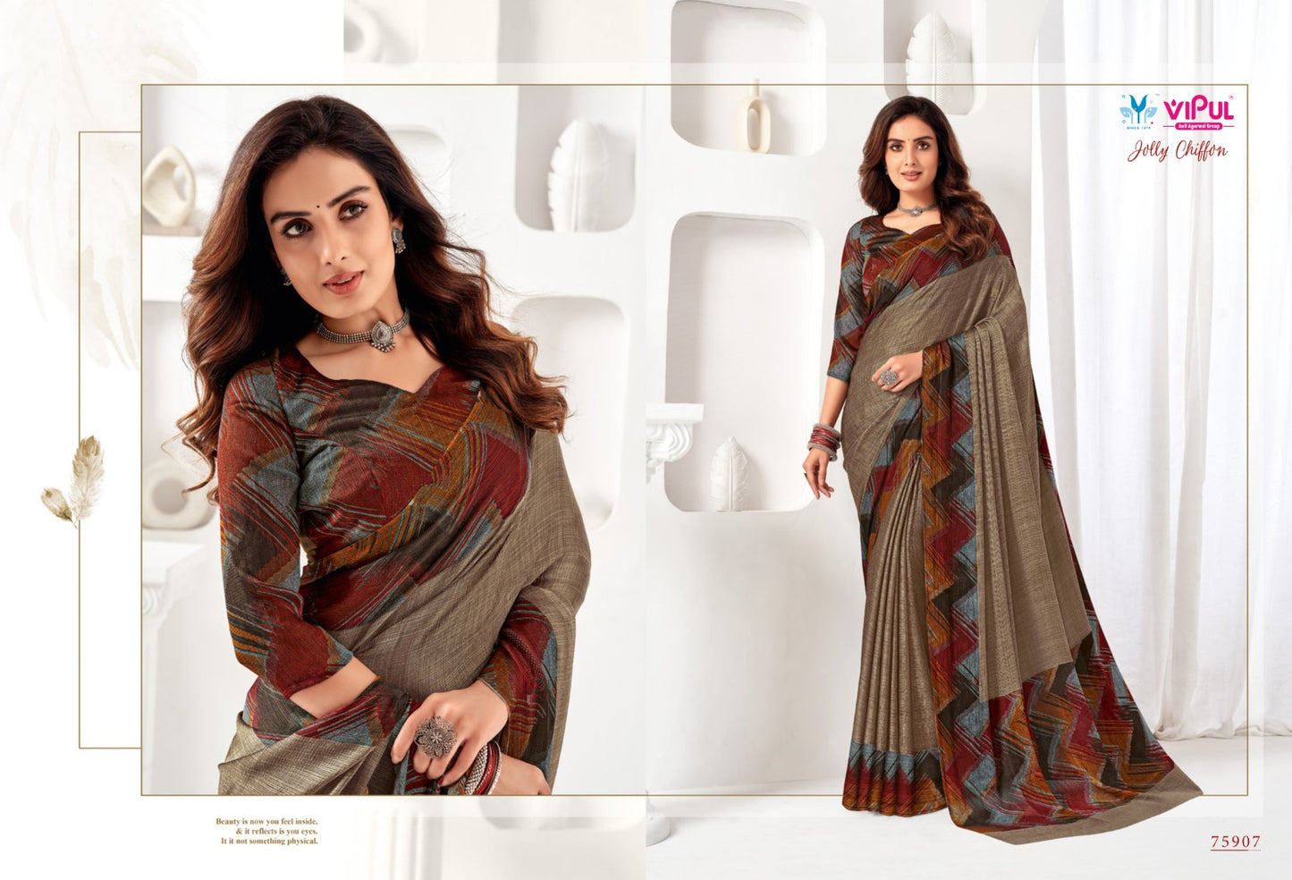 75907 Jolly Vipul Sarees