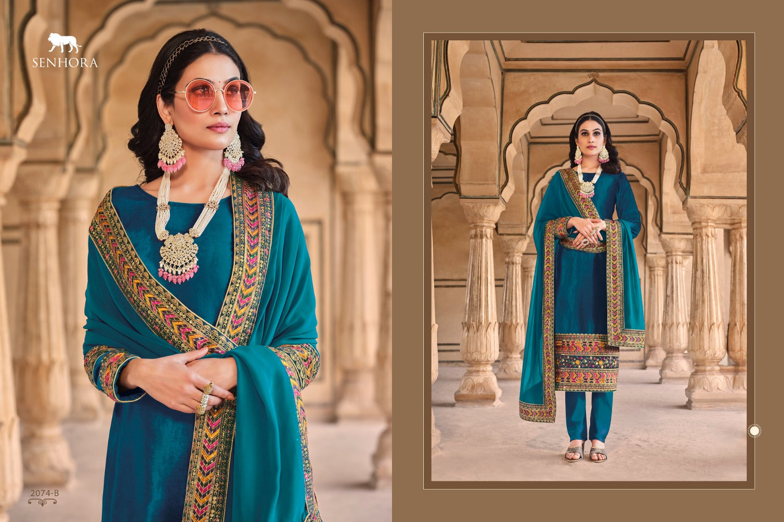 2074B Aadhya Vol 2 Senhora Pakistani Salwar Suits