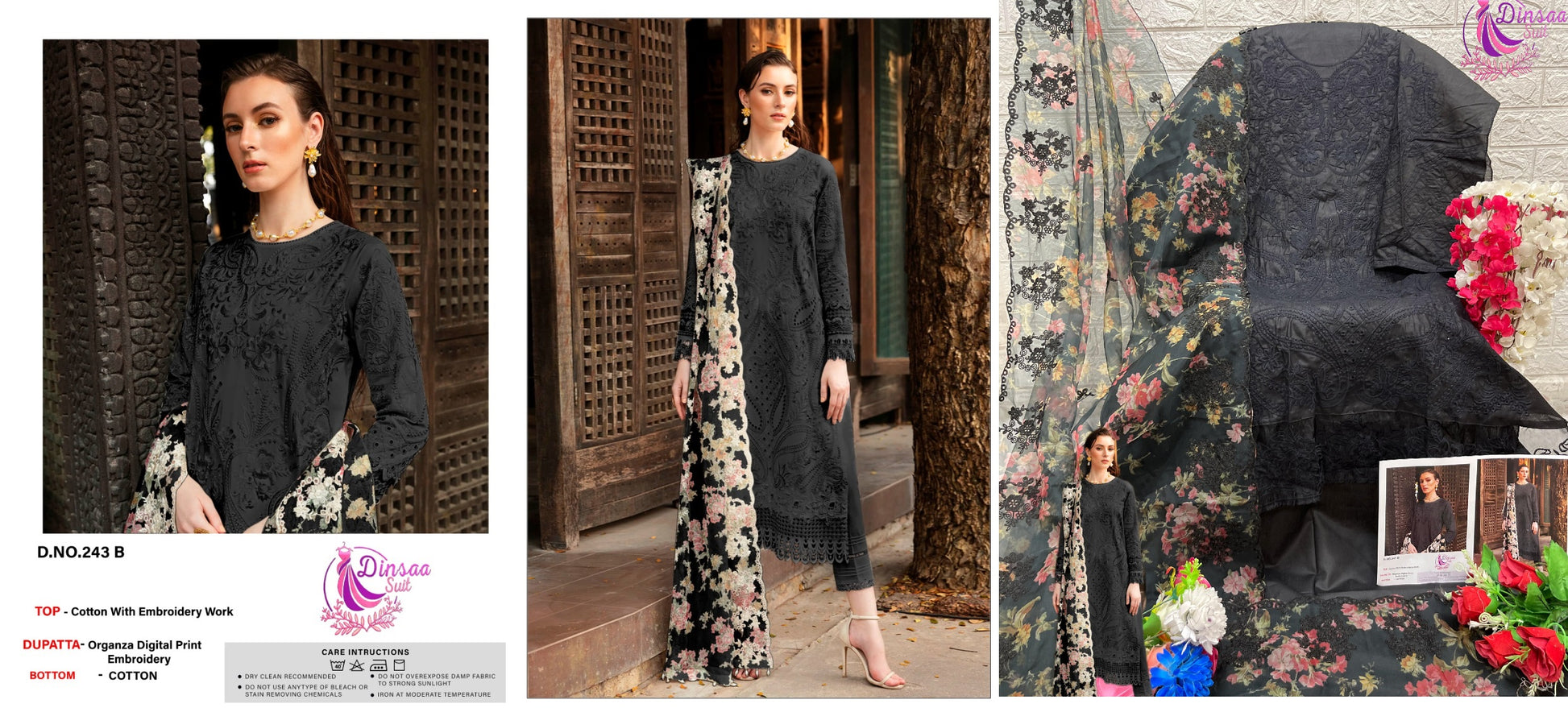 243B Dinsaa Suit Pakistani Salwar Suits