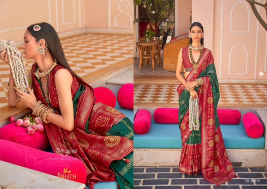 10279 Gulab Patola Trirath Sarees