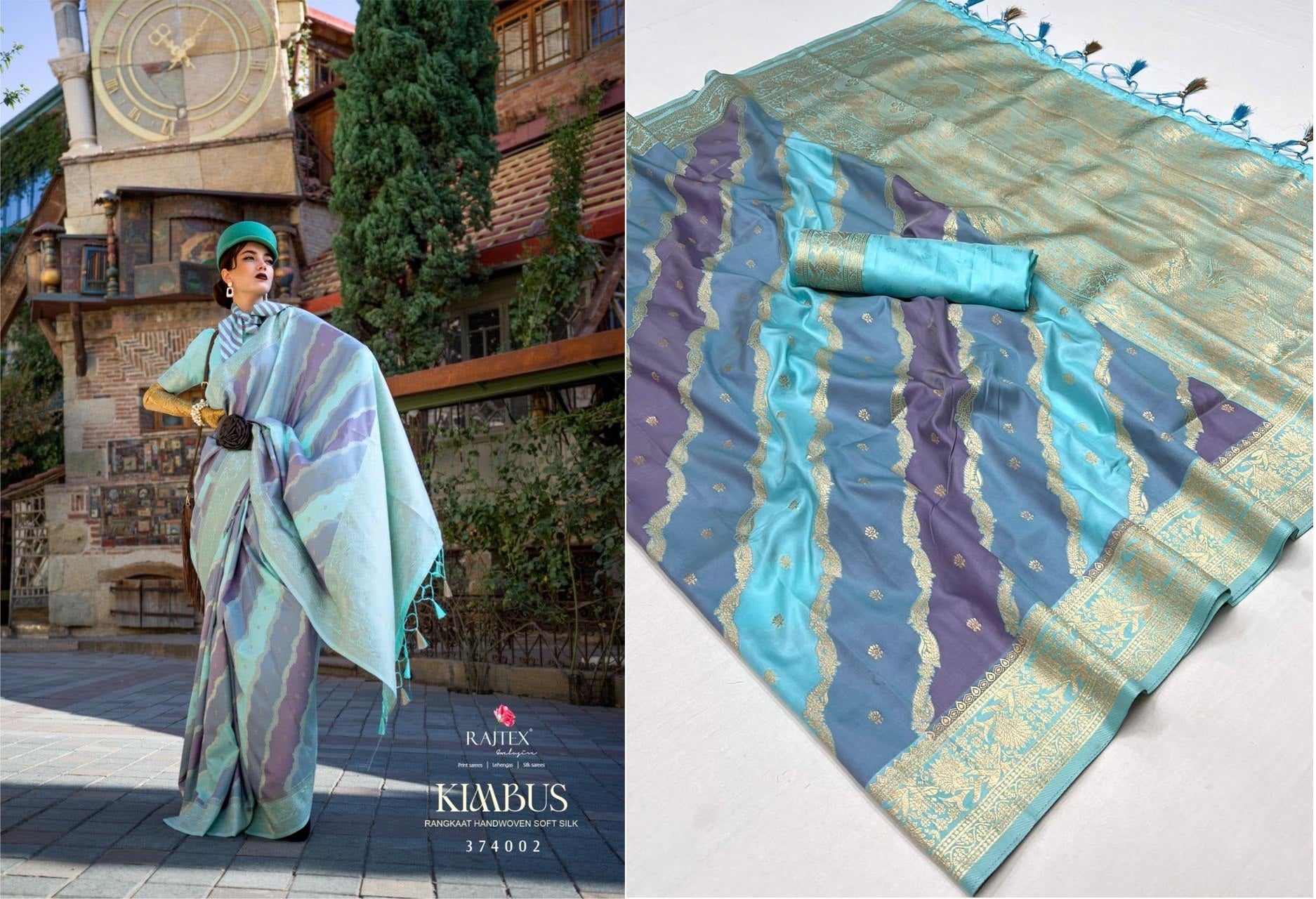 374002 Kimbus Rajtex Sarees