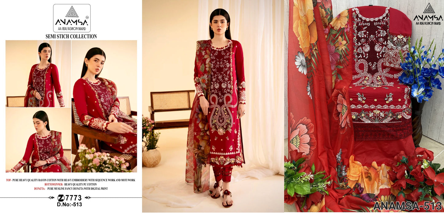 513 Anamsa Pakistani Salwar Suits