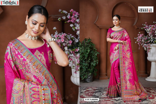 192C Anaara Postion Dola Silk Tathastu Silk Sarees