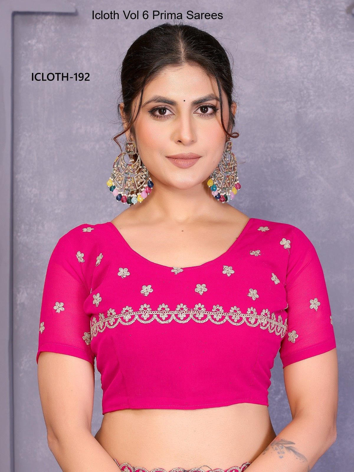 192 Icloth Vol 6 Prima Pure Georgette Sarees