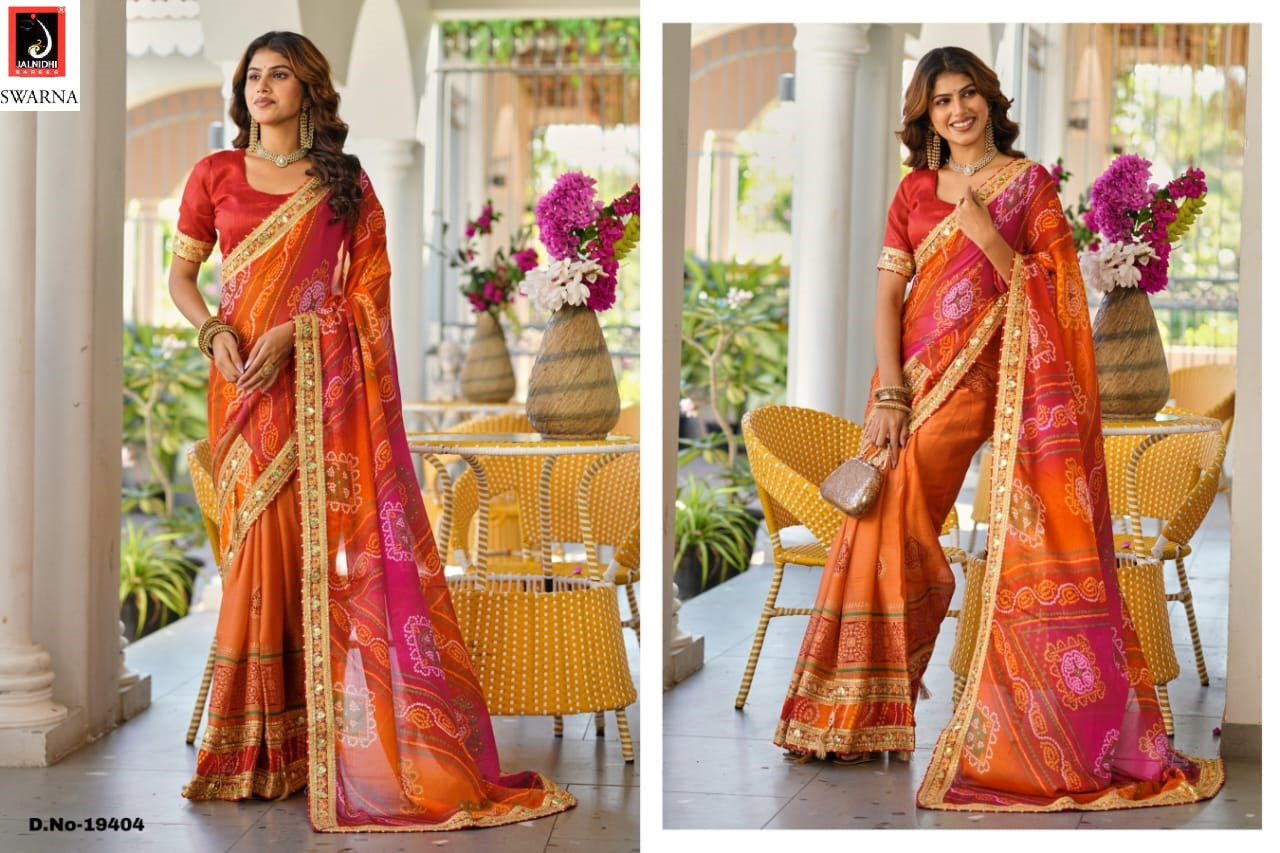 19404 Swarna Jalnidhi Chiffon Sarees