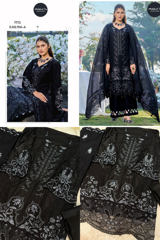 1941-A Mehboob Tex Pure Cotton Pakistani Salwar Suits
