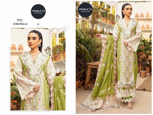 1943-A Mehboob Tex Pure Cotton Pakistani Salwar Suits