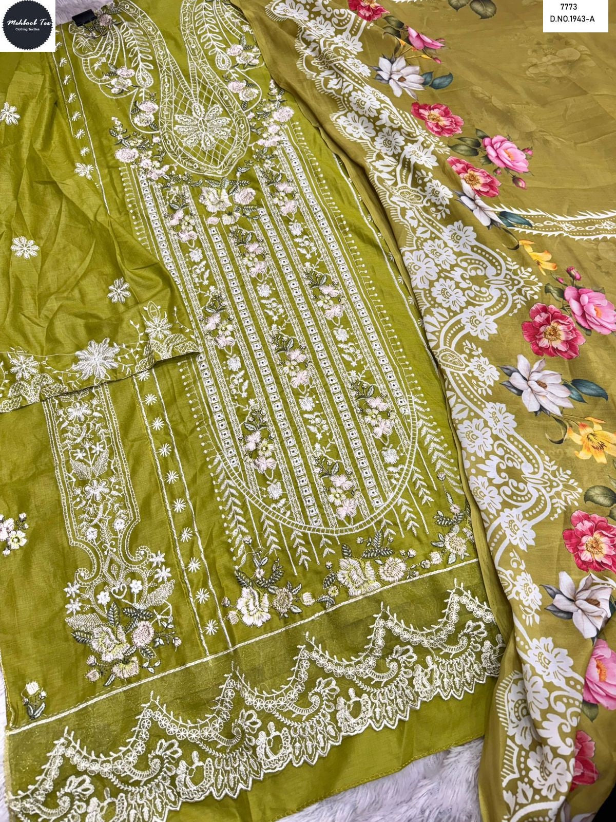 1943-A Mehboob Tex Pure Cotton Pakistani Salwar Suits