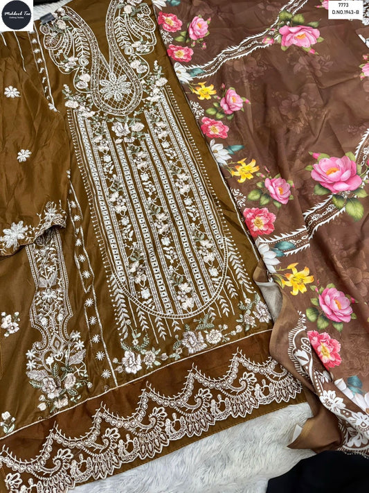 1943-B Mehboob Tex Pure Cotton Pakistani Salwar Suits