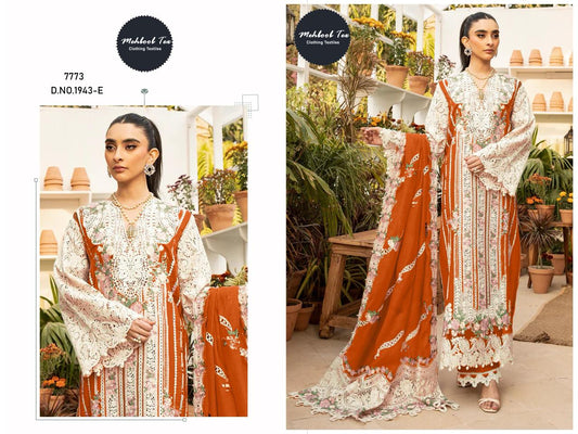 1943-D Mehboob Tex Pure Cotton Pakistani Salwar Suits