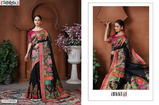 194B Anaara Postion Dola Silk Tathastu Silk Sarees