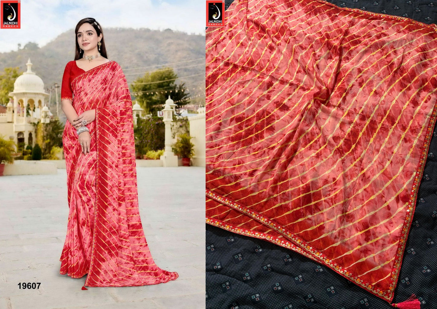 19607 Nikita Jalnidhi Heavy Georgette Sarees