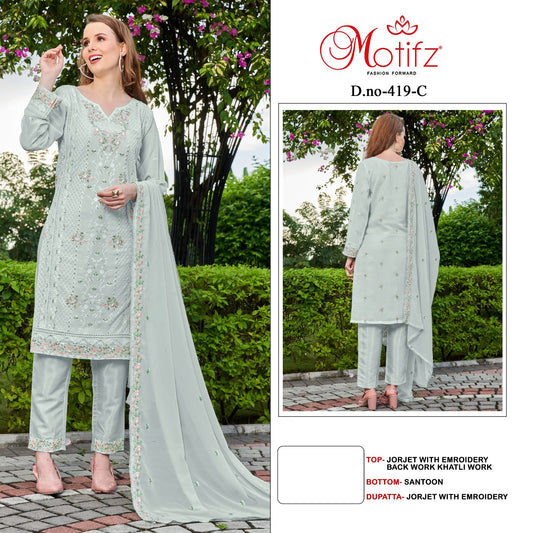 419-C Motifz Pakistani Salwar Suits