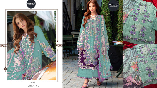 1975-C Mehboob Tex Pure Cotton Pakistani Salwar Suits