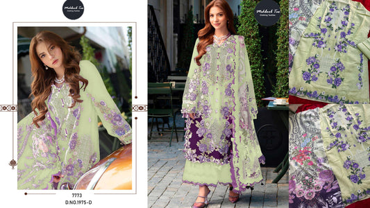 1975-D Mehboob Tex Pure Cotton Pakistani Salwar Suits