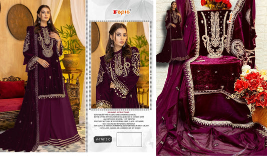V-17013C Fepic Pakistani Salwar Suits