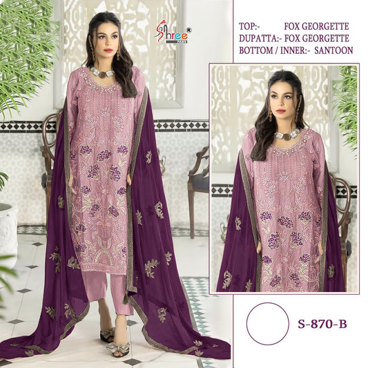 S-870-B Shree Fabs Pakistani Salwar Suits