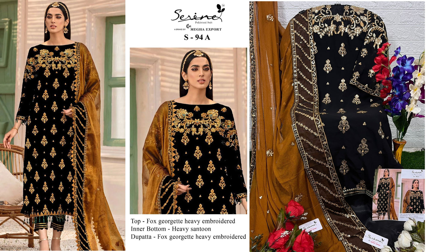 S-94 Serine Pakistani Salwar Suits
