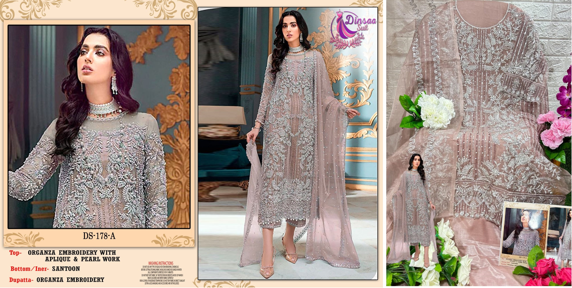 178A Dinsaa Suit Pakistani Salwar Suits