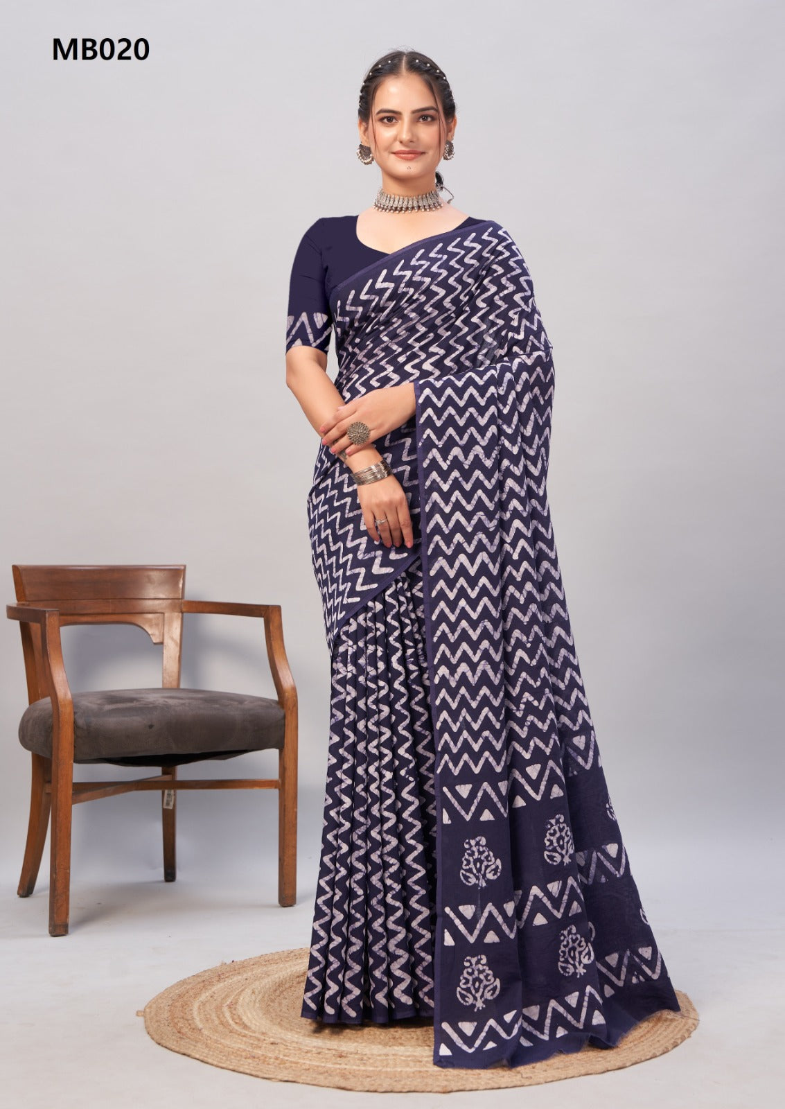 Mb005 To Mb024 Batik Mira Bela Print Sarees