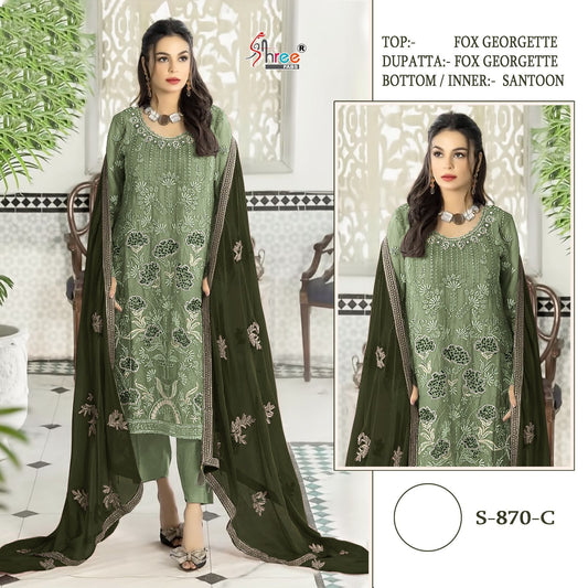 S-870-C Shree Fabs Pakistani Salwar Suits