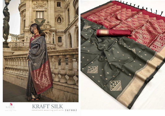 347002 Kraft Silk Rajtex Sarees